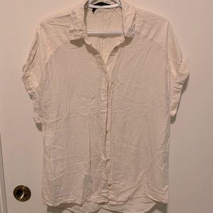 Obakki Off-White Short Sleeve Button Up